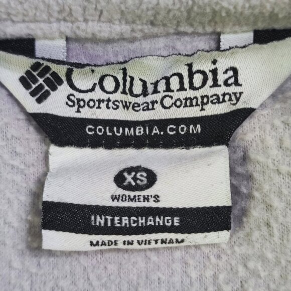 Columbia interchange jacket women's size XS light lilac and maroon - Picture 6 of 13